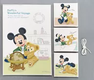 Mickey&Duffy Art Panel(4張SET)"Duffy的奇妙ヴォヤッジ2022>東京迪士尼海洋樂園限定