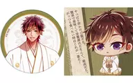 [A la Carte] Tadanobu Sato metal badge & Mini Card "Otomate Dramatic Shea Ta Vol. 02 Building Shana Senhime ～ Genpei Akikaze no Mai ～ Sweets Set" Bundled items
