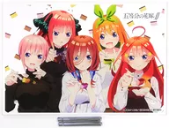 Collective Acrylic Board "The Quintessential Quintuplets ∬ x Nagasaki Kasera Mikado Honpo" Online Buyer Limited Lottery Winner