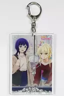 [A la Carte] Acrylic key holder with Asaka Karin & Miyashita Ai (DiverDiva) illustration "Blu-ray Love Live! Nijigasaki Gakuen School idol Club TV Animation 2nd Phase" Animate Volume Purchase benefits