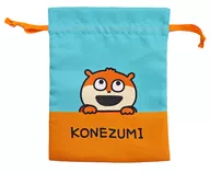 Konezumi Bunraku drawstring bag M "Nishimura Yuji Studio UG"