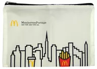 [A la Carte] Logo (Shake / Potato) Zipper Pouch "McDonald's Grab bag 2022" Bundled Item