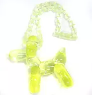 Yellow "Balloon Dog Jewel Ice Charm"