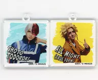 Ryo Kitamura (Shoto Todoroki) & Suke Yoshioka (almite / True Form) Acrylic Key Holder 2-Piece Set 『 MY HERO ACADEMIA 』 The "Ultra" Stage Symbol of Peace "D-5 Prize