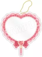 Romantic Cherry Pikuria Acrylic Frame Heart Uchiwa ver.