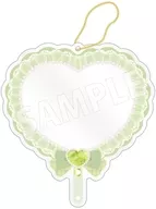 Milky Sunny Mint Pikulia Acrylic Frame Heart Uchiwa ver.