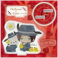 Ellen Jaeger x Pochakko Acrylic Stand ~ Naka yoshino Ki ~ "Attack on Titan x Sanrio Character Connectors, The 2nd Edition"