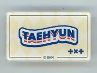 TOMORROW X TOGETHER CAFE ", placa de nombre acrílico taehyun