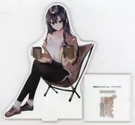 [Single Item] Fumika Shikaido original acrylic figure "Light novel Same tent on weekend. Senpai is too close to sleep tonight. Gamers limited edition" included bonus