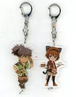 Raven & Rita Viva ☆ Tales of Magazine Partner Acrylic Key Holder (2-piece Set) "Tales of Vesperia" Tales of Festival 2015 Goods