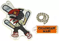 Chiensawman "Chiensawman pop-up shop in Sunshine City Alta trading acrylic key holder (original mini Character)"