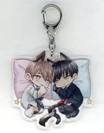 May Onna 慧斗 & May Onna Harui Acrylic Chemo-Mimi Key Holder "The First Time for Male High School Students"