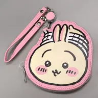 Rabbit (Hanged) Die-cut Pass Pouch "Little Kawa something small and cute × Shimamura"