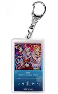 New Year REMIX Music Player-Style Acrylic Key Holder "DMM Scratch! Electric Sound Club [NEO-CHARA]" D-15 Prize