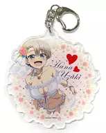 Uzaki Flower (Wedding) Acrylic Key Holder "DMM Scratch! Uzaki-chan Wants to Hang Out! ω" C-1 Prize