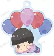 Todomatsu B "Osomatsu san ~ ヒピポ tribe and shining fruits ~ trading POPOON acrylic key holder"