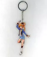 An Fukuhara acrylic key holder "Pretty Rhythm: Rainbow Live"