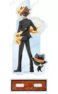 Tsunayoshi Sawada & Reborn fighting back ver. Drawing illustration BIG acrylic stand "Tutor Hitman REBORN!"