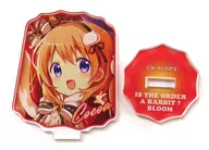 [A la Carte] Cocoa Mini Acrylic Stand "Is the Order a Rabbit? BLOOM× Atre Akihabara Are you ordering Atre? in Akihabara Anisugar Canelé White Present" Bundled items