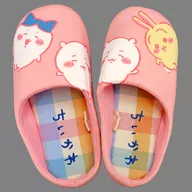 Little Skin & Bee Lace & Rabbit Check Room Shoes Pink "Little Skin is Small and Cute"