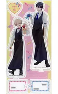 Hidaka & Someya Acrylic Stand "Comics friends don't kiss! Release anniversary collaboration Snow Peas Hida Cafe"