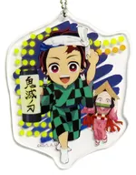 Tanjiro Kamado "Demon Slayer: Kimetsu no Yaiba Tokushima Local Painted Random Acrylic Charm" Machi ★ Asobi vol. 25 Goods