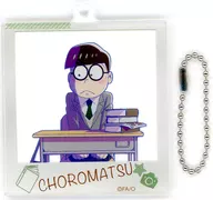 Choro Pine-style acrylic key holder "Osomatsu san's WEB KUJI 16th 『 notorious moments 』" D Prize