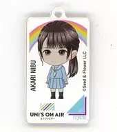 Nibu Akesato (Hyugazaka 46) Acrylic Key Holder "Happy Smile Tour 2022" UNI'S ON AIR original gacha prize