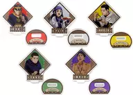 Set of 5 types "GOLDEN KAMUY Trading Acrylic Stand" limited to FamilyMart