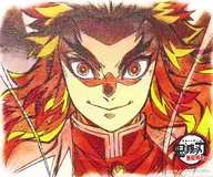 Kyojuro Rengoku (front) Canvas Spanel 05 "Demon Slayer: Kimetsu no Yaiba Infinite Train Edition / Yukaku Edition Character Kachter Picture Scroll Cafe in ufotable Cafe× Machi ★ Asobi CAFE End Volume"