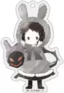 Ryunosuke Akutagawa "BUNGO STRAY DOGS Retro Cute Acrylic Key Holder Rabbit Cape Ver."