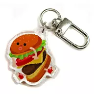 Hamburger Chef's Favorite Rice Key Ring