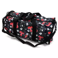 Black Travel Boston Bag "TOM and JERRY"