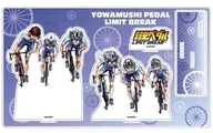 02. Collective Design Hakonegakuen ver. Premium Acrylic Diorama Plate "YOWAMUSHI PEDAL LIMIT BREAK"
