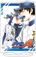 11. Eisei Sawamura & Akatsuki Furutani & Kazuya Miyuki (official illustration) Character acrylic figure "Ace of Diamond ActII"