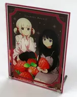 Nishikigi Senzoku & Inoe Takina Acrylic Plate  "spider lily Recoil : Sweets Style ~ in Shinjuku Marui Men"