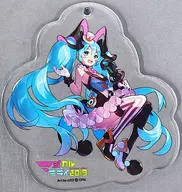 Hatsune Miku (ill. By nl02) acrylic key holder "Blu-ray/DVD Hatsune Miku Magical Mirai 2019" Animate Purchase benefits