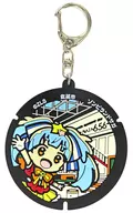 Hoshikawa Lily (Saga City) manhole type rubber key ring "Zombie Land Saga"