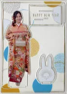 [A la Carte] Shio 紗理菜 Big Acrylic Stand (2023 furisode costume) "Hyuga Saka 46 Grab bag 2023" bundled item