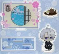 Yamanba Kiri Nagayoshi Stand with Background Acrílico Keychain "Special Sword Ranmai - Hanamaru - - Setsugetsuka -"