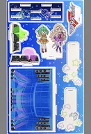 01. Lanka Lee & Cheryl Norm Live Stage Design Graph Art Design Premium Acrylic Diorama Plate "Macross F"