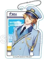 Natsuki Shinomiya "Theatrical Utano Prince Sama ♪ Maji LOVE Starlish Tours Trading Acrylic Key Holder"