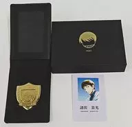 諸伏 Kagemitsu : Original Leather Pass Case "Detective Conan Boy Sunday Premium SHOP× Premium Bandai"