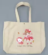 Sakura x Hello Kitty Tote Bag White "Cardcaptor Sakura x Sanrio Character Connector's ×avail"