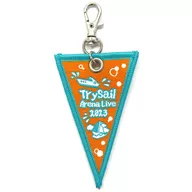 TrySail Flag Key Holder (Orange) "LAWSON presents TrySail Arena Live 2023 ～ Yacht! Everyone's Aso Boat! ～" performance limited to February 4th.