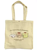 Cinnamoroll & Kuri Manju & Pomu Pomu Pudding (Cream) Tote Bag "A little cute little thing × Sanrio Character's ×avail"