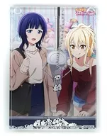 [A la Carte] Asaka Karin & Miyashita Ai (DiverDiva) illustration B7 acrylic block "Blu-ray Love Live! Nijigasaki Gakuen School idol Club TV animation 2nd period" Animate whole volume Purchase benefits