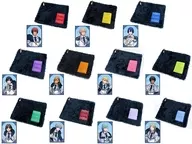 A set of 11 kinds of fur pouch & illustration card set "Broccoli KUJI Utano Prince Sama ♪ Ice Crystal Ver." B Prize