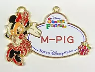 Minnie Mouse (M-PIG) name tag "Disney Summer Festival" Tokyo Disney Resort limited