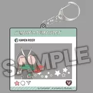 Kamen Rider B : "Shin Kamen Rider × Sanrio Character Couple's Trading SNS style acrylic key holder"